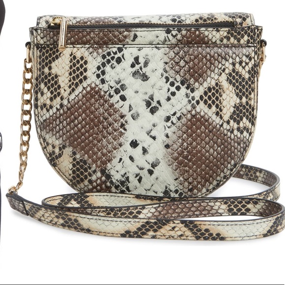 NWOT Nordstrom Ava Core Snakeskin Leather … - Picture 3 of 8